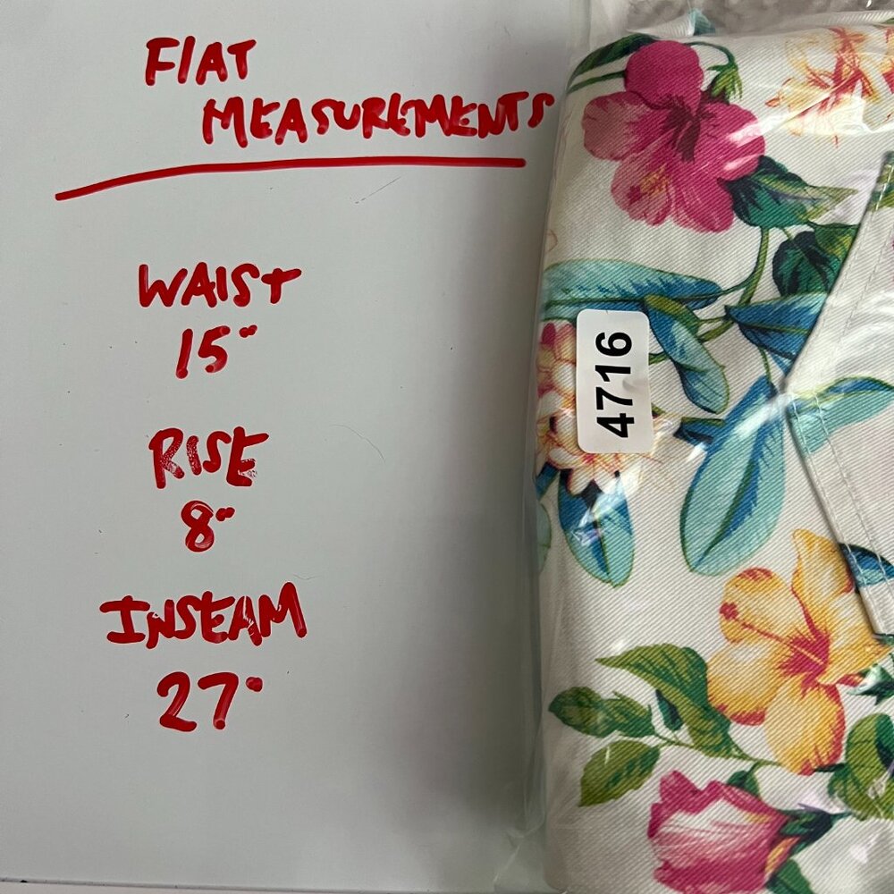 TOMMY BAHAMA 🌸 Tropical Floral Jeans 27x28 Skinny Ankle Paradise Vibrant Colors - Picture 8 of 8